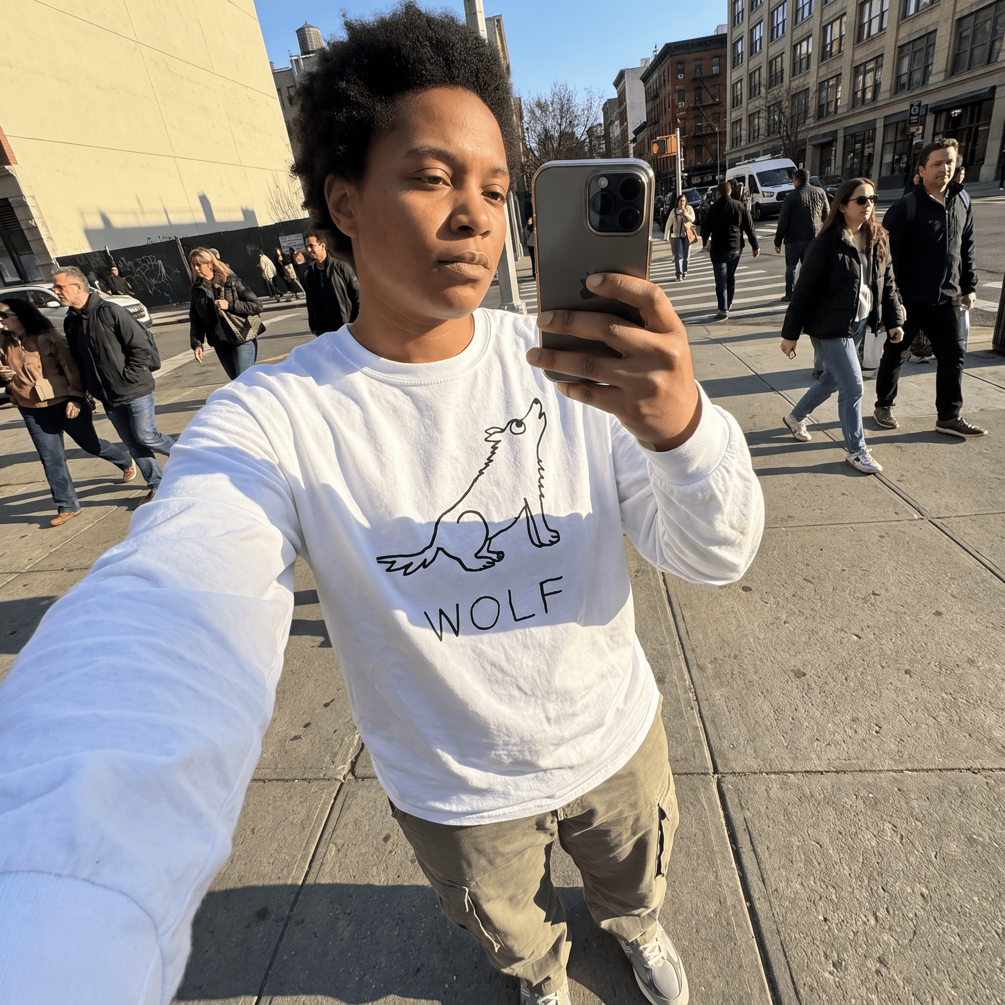 Wolf - Long Sleeve Unisex Tee