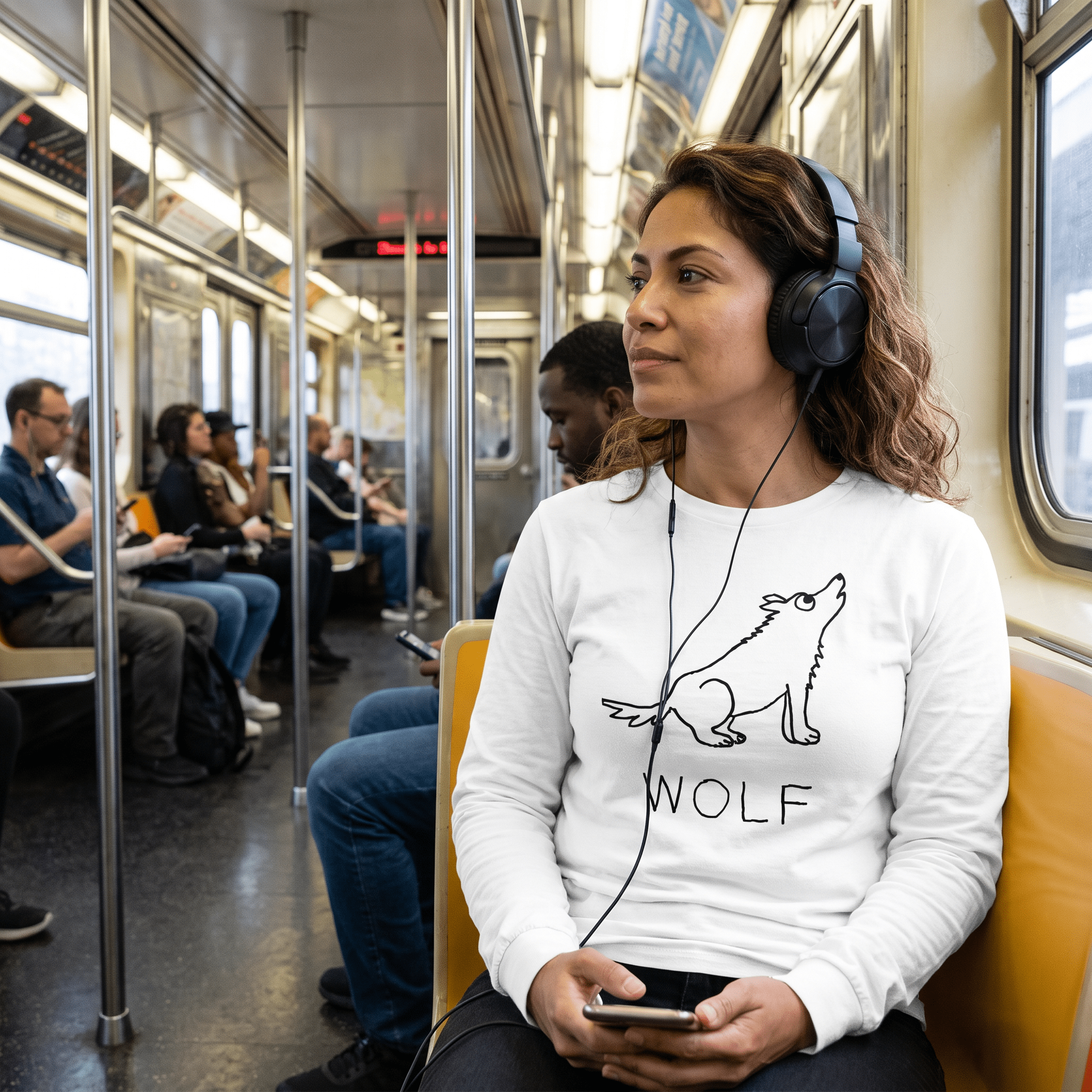 Wolf - Long Sleeve Unisex Tee