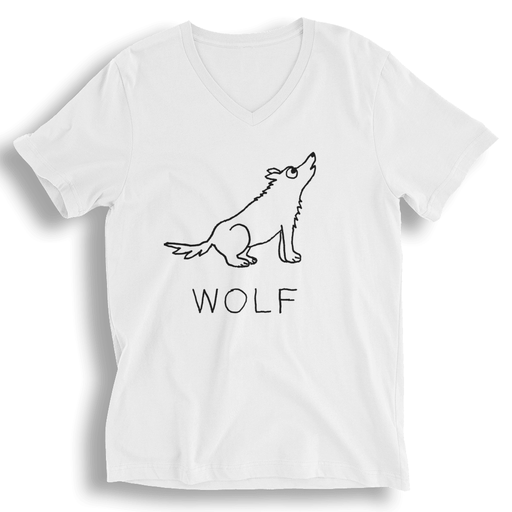 Wolf - V-neck Tee