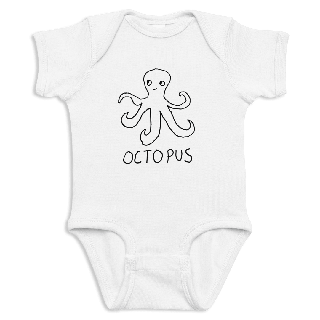 Octopus - Baby Onesie - LoFi Animal Shirts