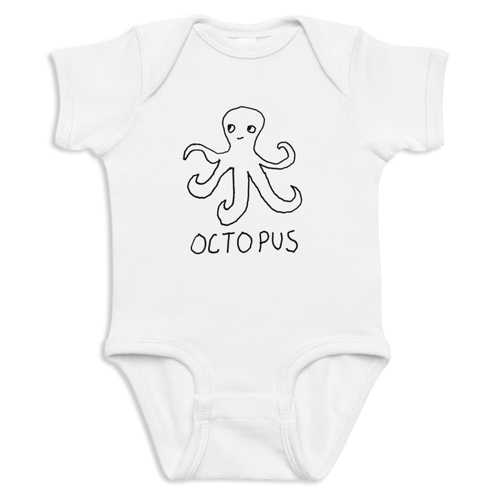Octopus - Baby Onesie - LoFi Animal Shirts