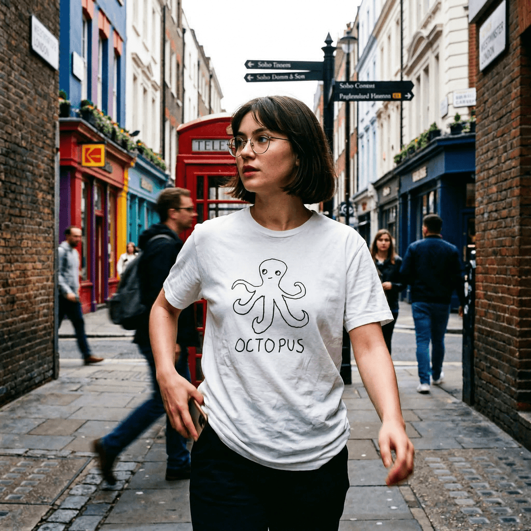 Octopus - Classic Tee - LoFi Animal Shirts