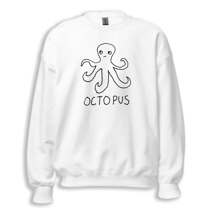 Octopus - Crewneck Sweatshirt - LoFi Animal Shirts