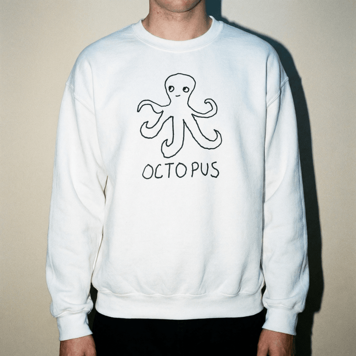 Octopus - Crewneck Sweatshirt - LoFi Animal Shirts