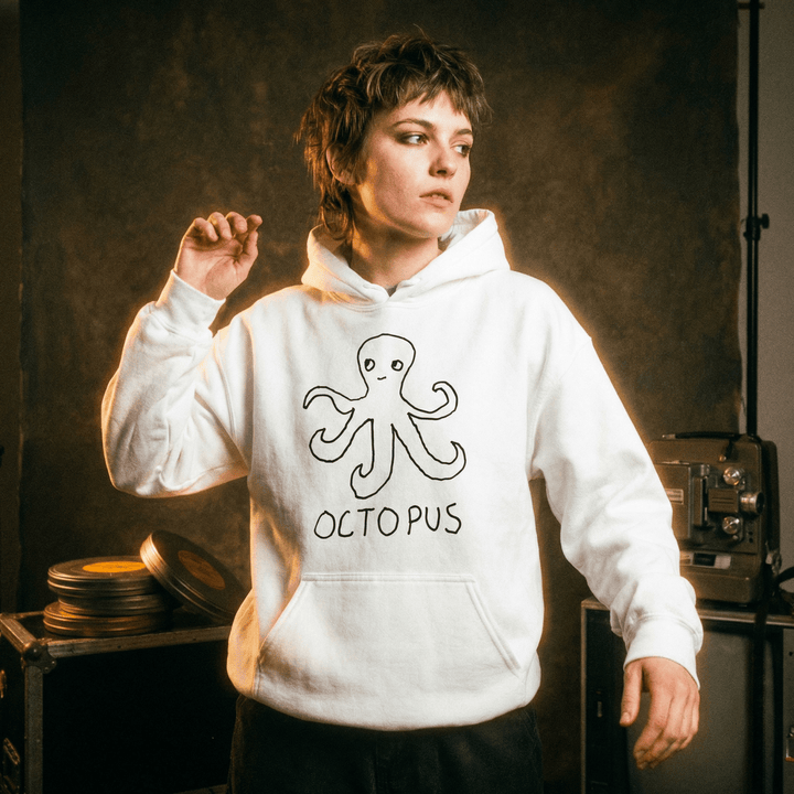 Octopus - Hoodie - LoFi Animal Shirts