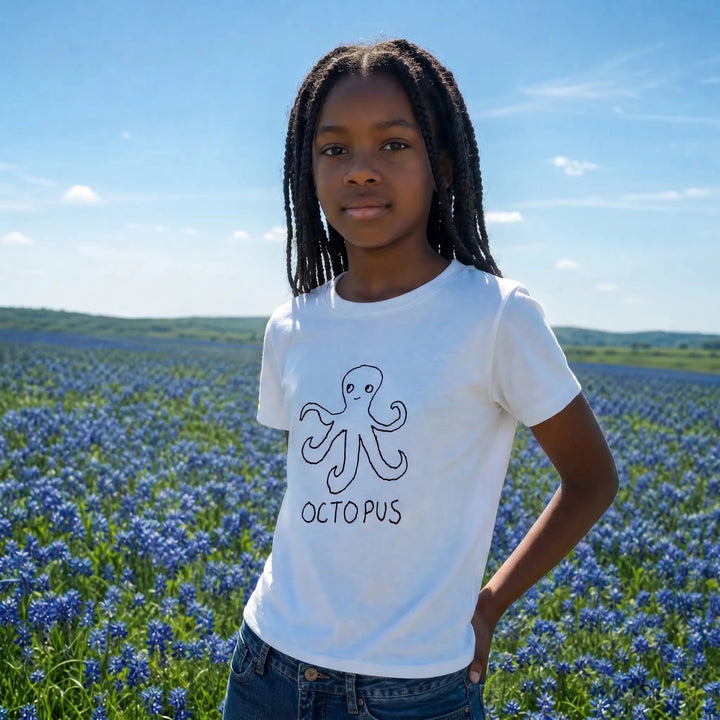 Octopus - Kids Tee - LoFi Animal Shirts