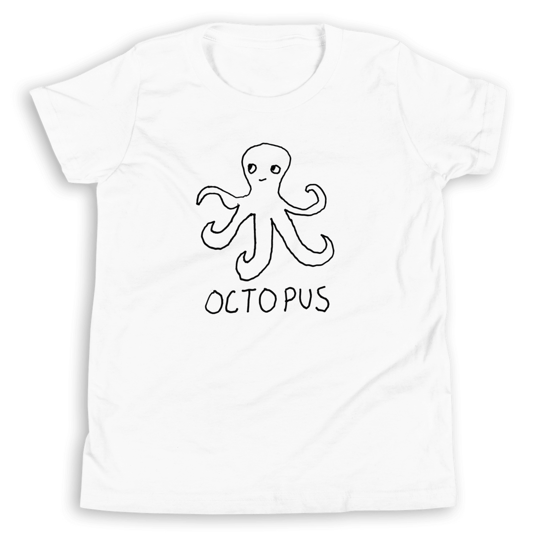 Octopus - Kids Tee - LoFi Animal Shirts
