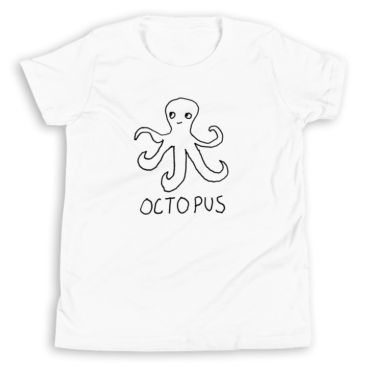 Octopus - Kids Tee - LoFi Animal Shirts