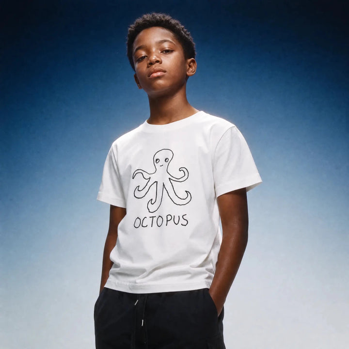 Octopus - Kids Tee - LoFi Animal Shirts