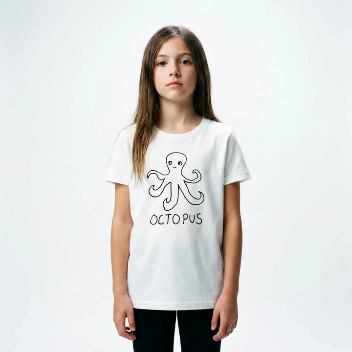 Octopus - Kids Tee - LoFi Animal Shirts