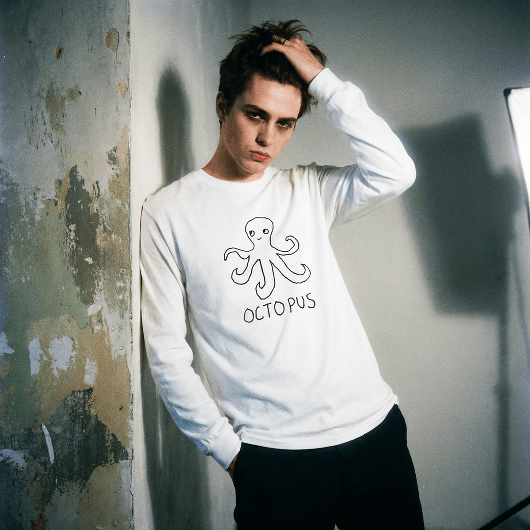 Octopus - Long Sleeve Tee - LoFi Animal Shirts