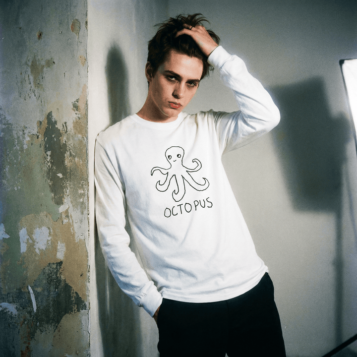 Octopus - Long Sleeve Tee - LoFi Animal Shirts