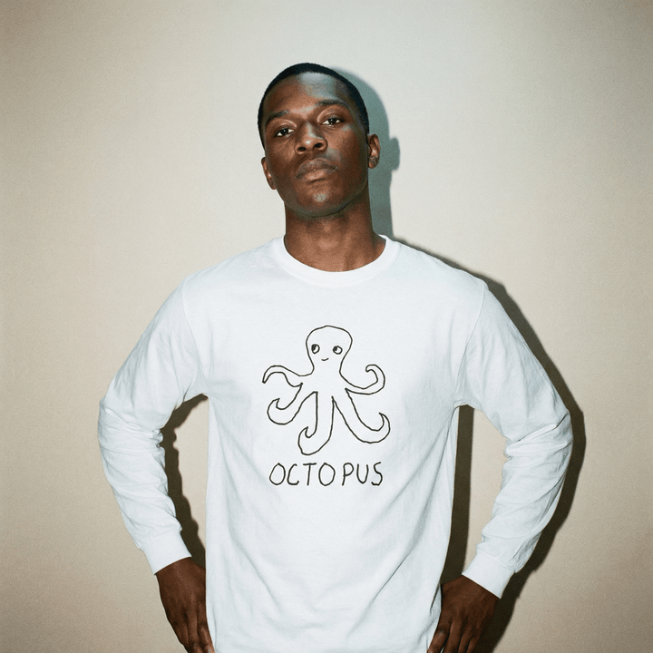 Octopus - Long Sleeve Tee - LoFi Animal Shirts