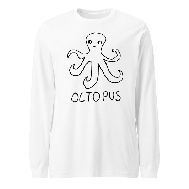 Octopus - Long Sleeve Tee - LoFi Animal Shirts