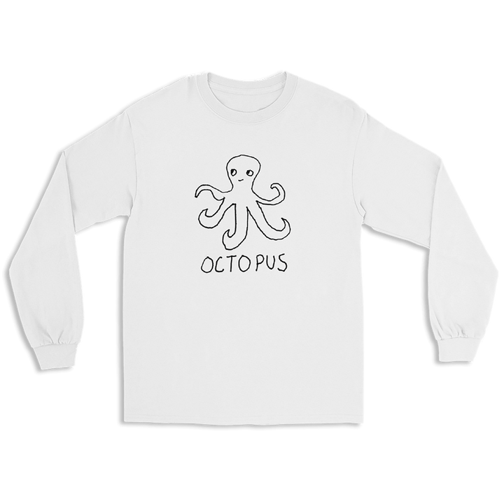 Octopus - Long Sleeve Tee - LoFi Animal Shirts