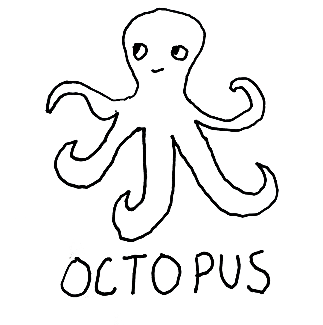 Octopus - T-Shirt/Dress - LoFi Animal Shirts