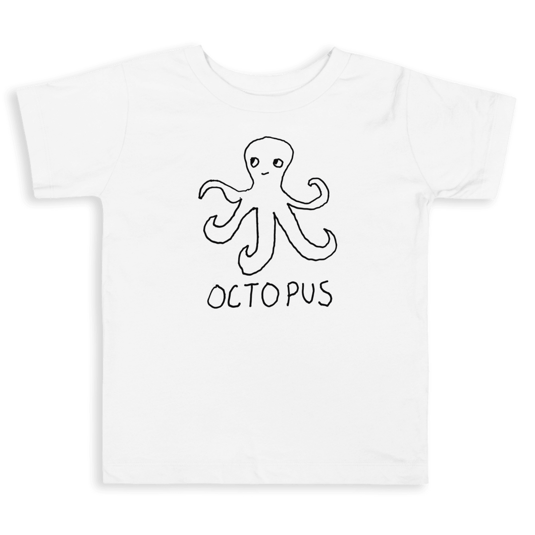 Octopus - Toddler Tee - LoFi Animal Shirts