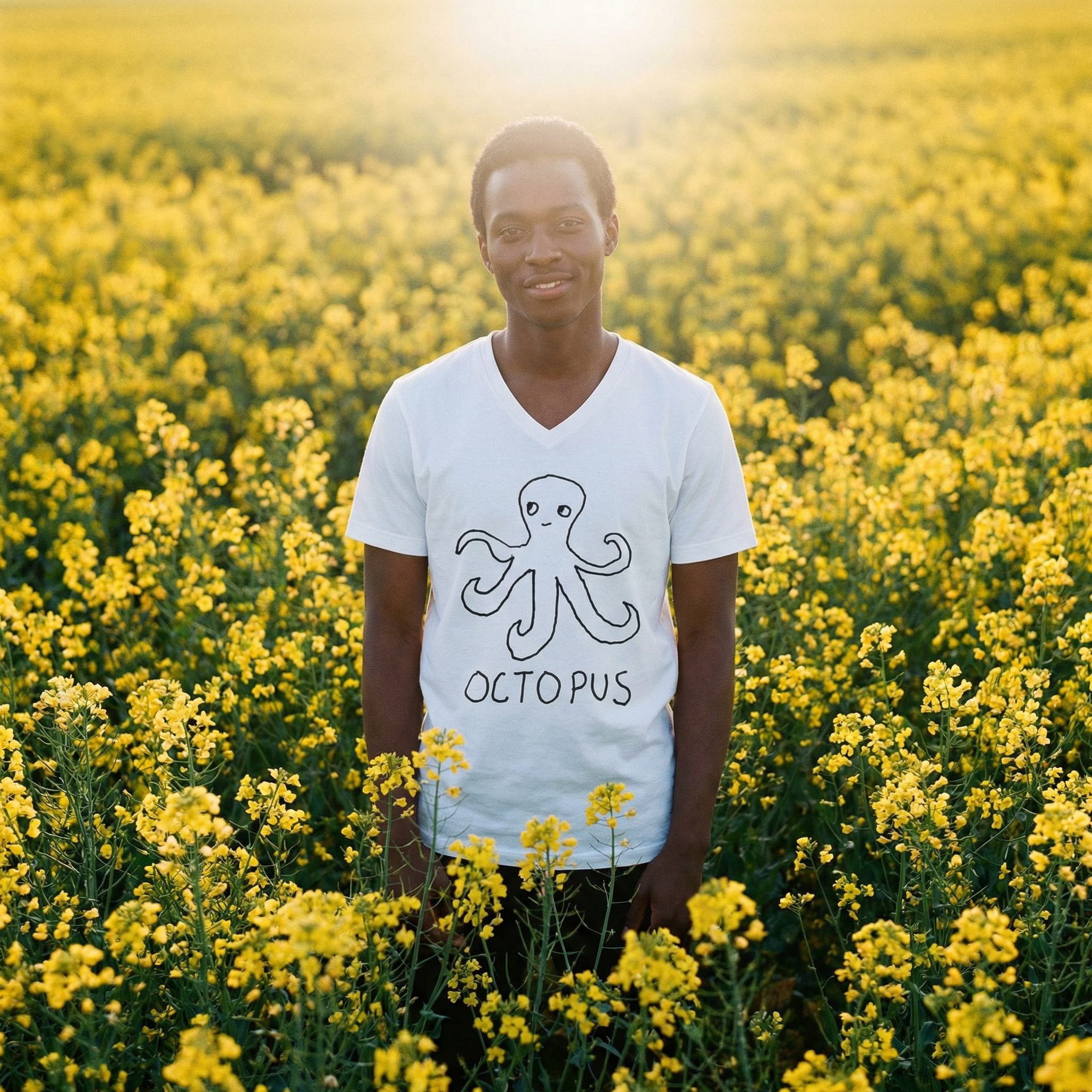 Octopus - Unisex V-neck Tee