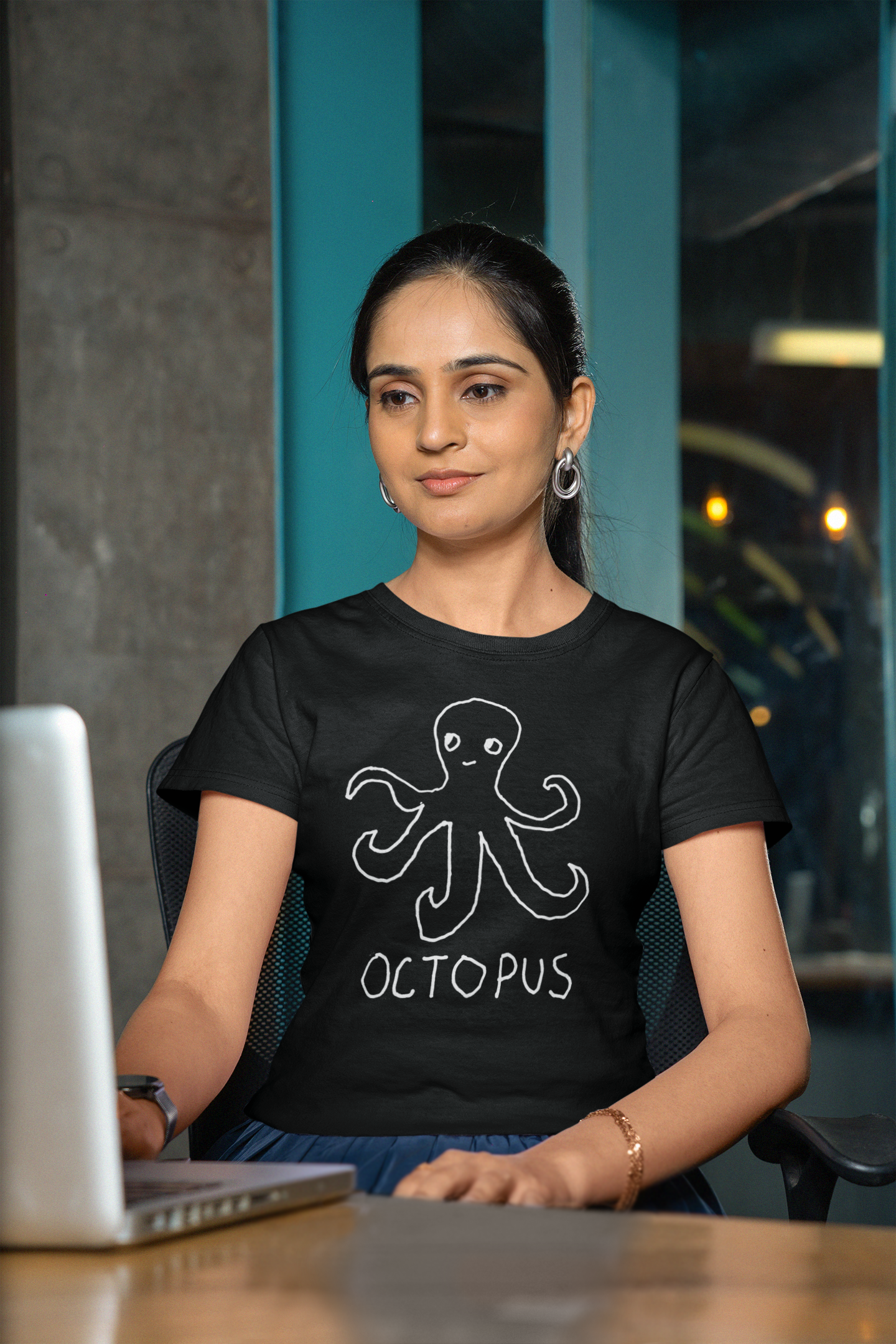 Octopus - Womens' Fitted Tee