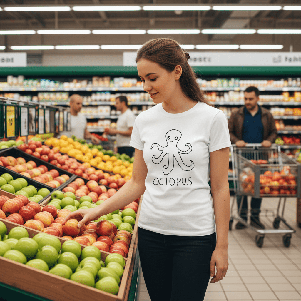 Octopus - Women's Fitted Tee