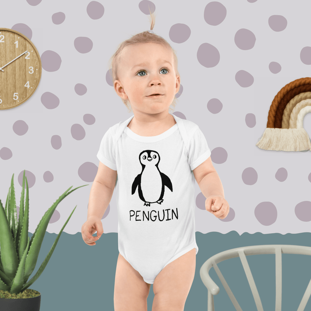 Penguin - Baby Onesie - LoFi Animal Shirts