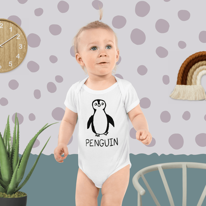 Penguin - Baby Onesie - LoFi Animal Shirts