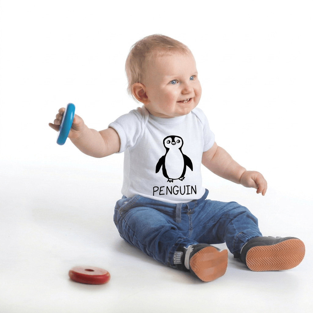 Penguin - Baby Onesie - LoFi Animal Shirts