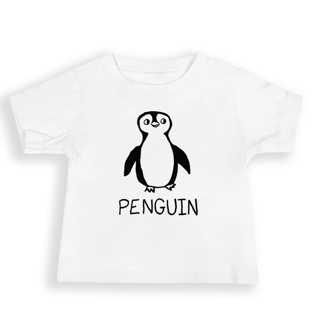 Penguin - Baby Tee - LoFi Animal Shirts