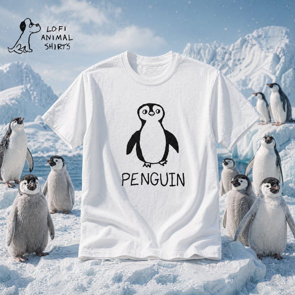 Penguin - Classic Tee - LoFi Animal Shirts