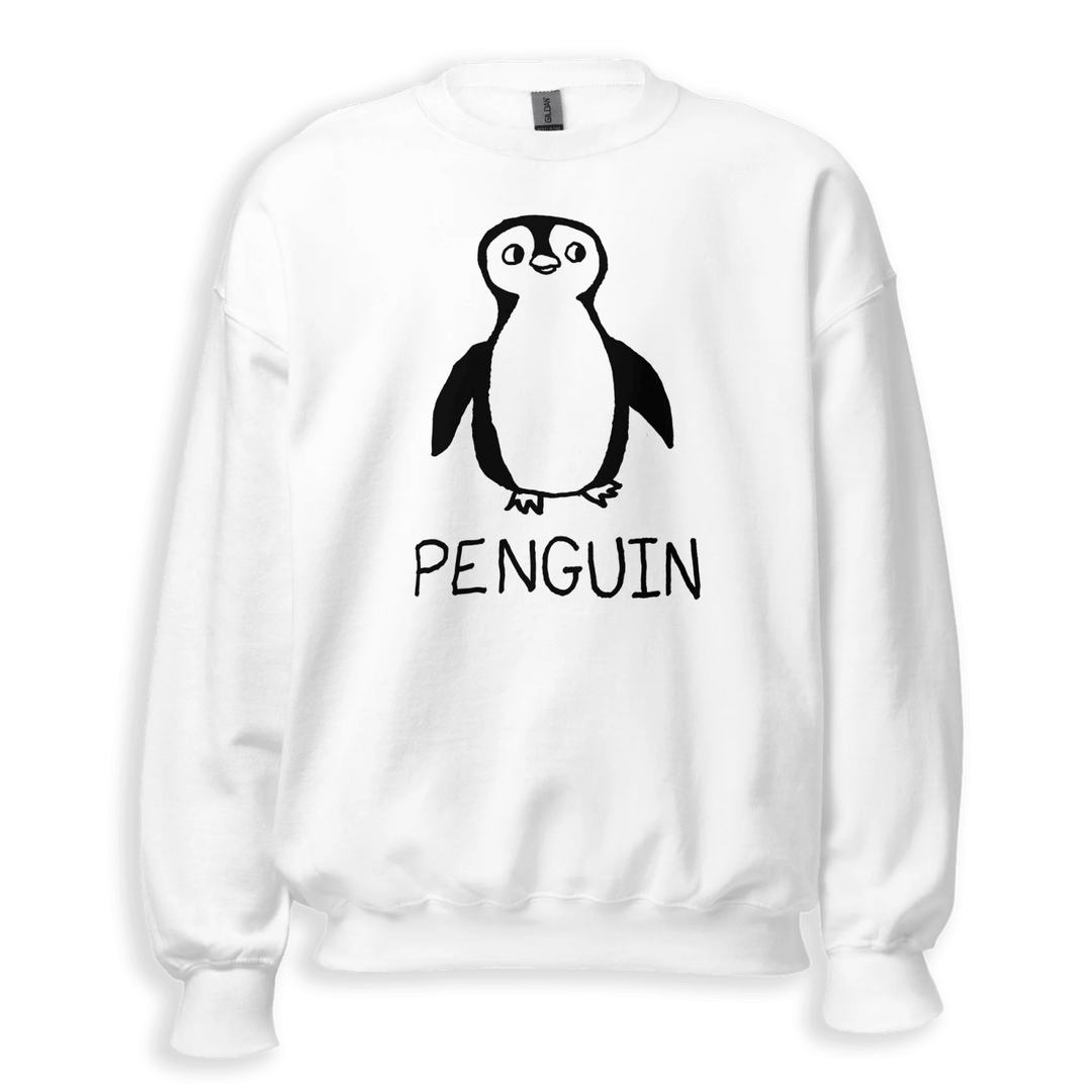 Penguin - Crewneck Sweatshirt - LoFi Animal Shirts