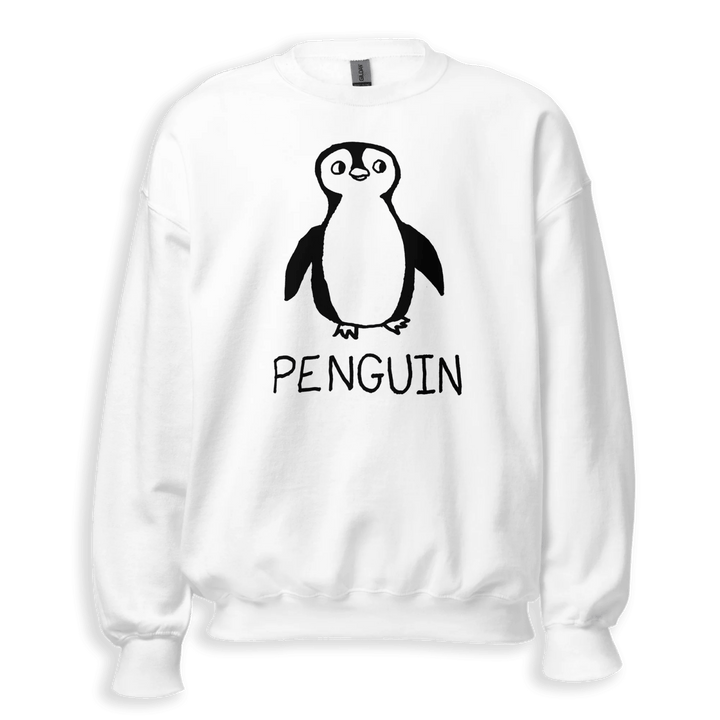Penguin - Crewneck Sweatshirt - LoFi Animal Shirts