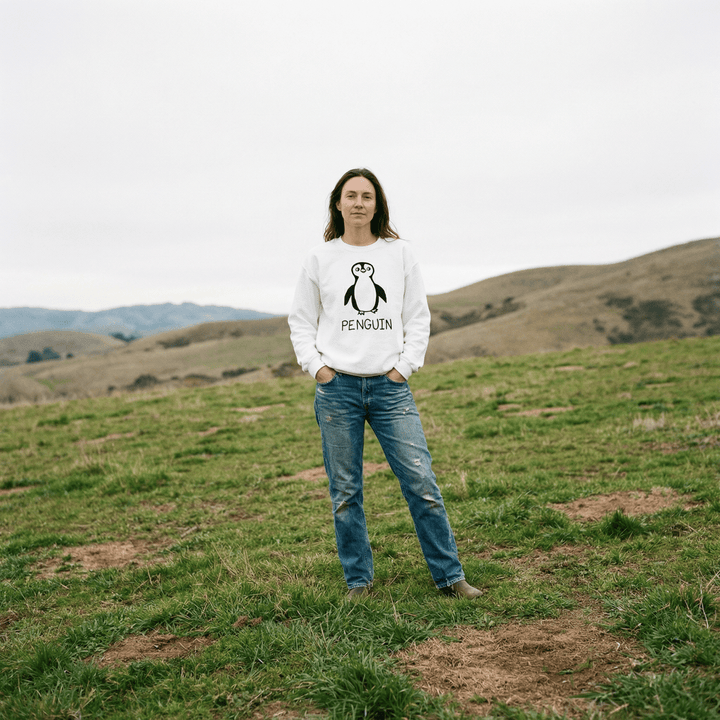 Penguin - Crewneck Sweatshirt - LoFi Animal Shirts