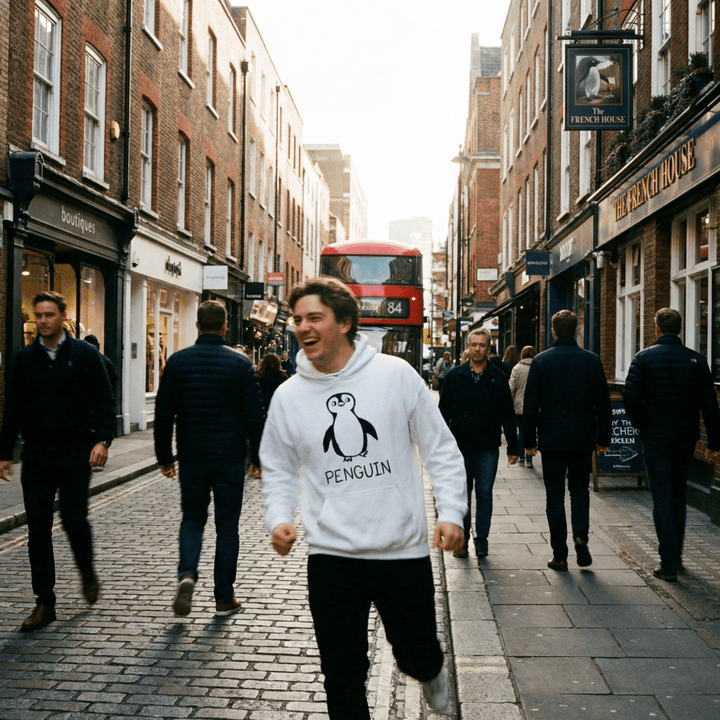 Penguin - Hoodie - LoFi Animal Shirts