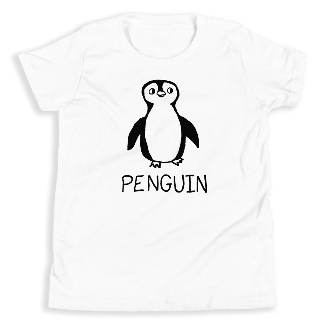 Penguin - Kids Tee - LoFi Animal Shirts