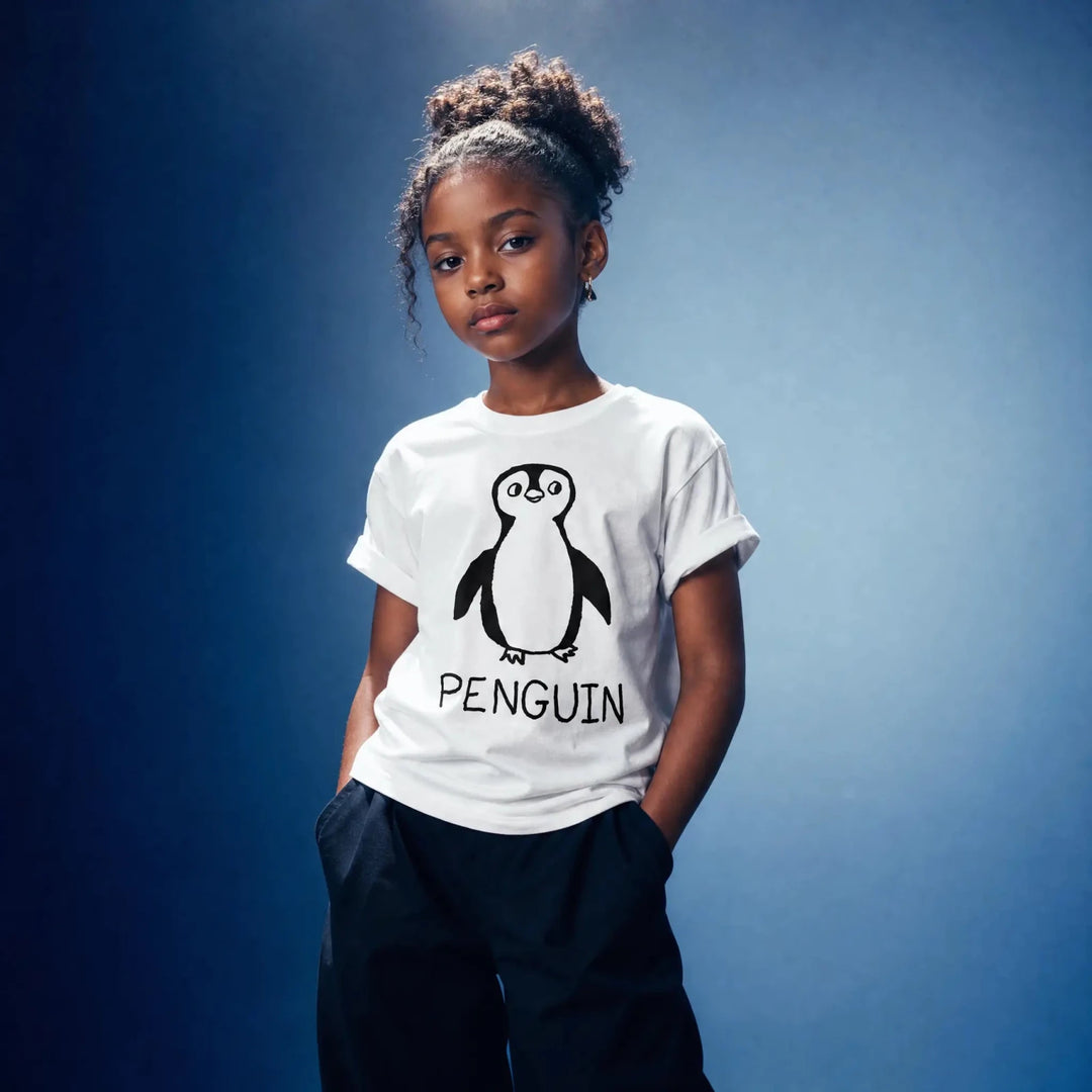 Penguin - Kids Tee - LoFi Animal Shirts