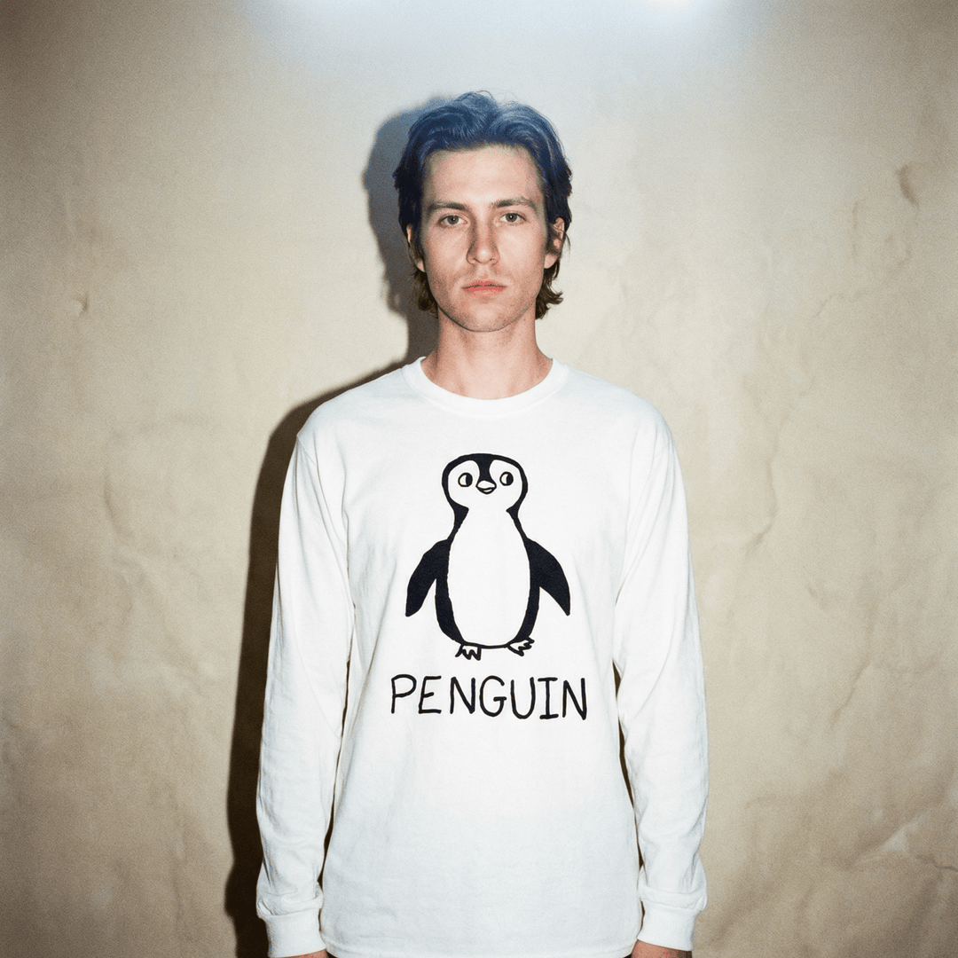 Penguin - Long Sleeve Tee - LoFi Animal Shirts
