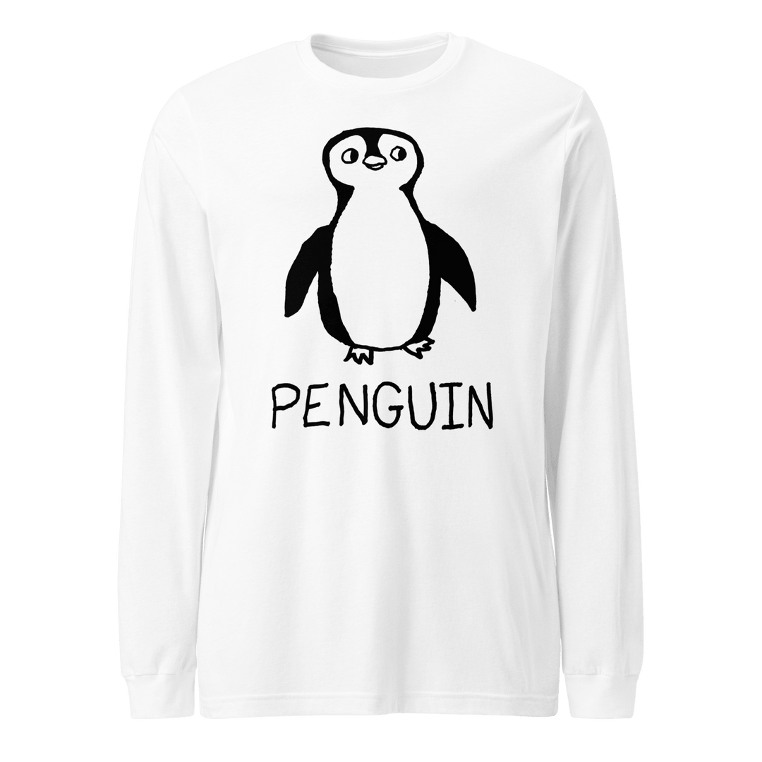 Penguin - Long Sleeve Tee - LoFi Animal Shirts