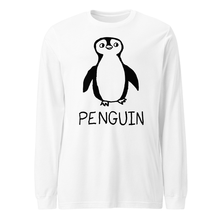 Penguin - Long Sleeve Tee - LoFi Animal Shirts