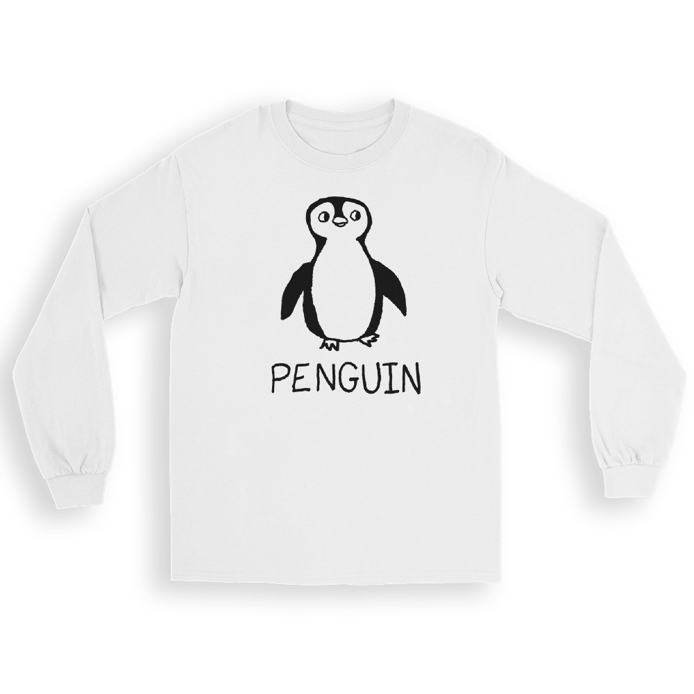 Penguin - Long Sleeve Tee - LoFi Animal Shirts