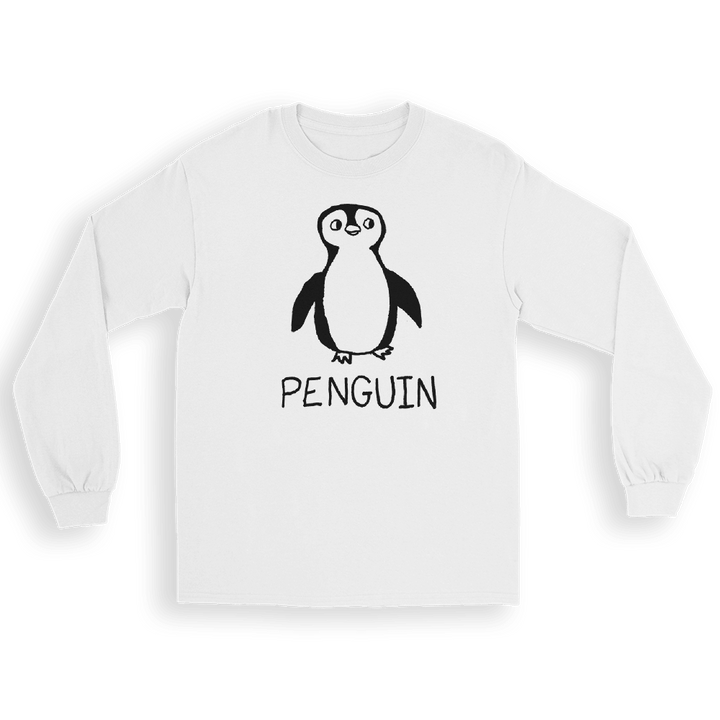 Penguin - Long Sleeve Tee - LoFi Animal Shirts