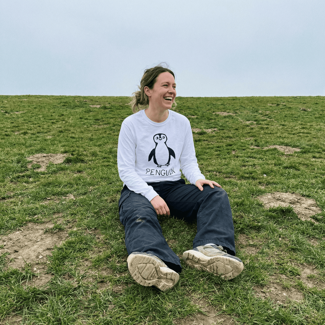 Penguin - Long Sleeve Tee - LoFi Animal Shirts