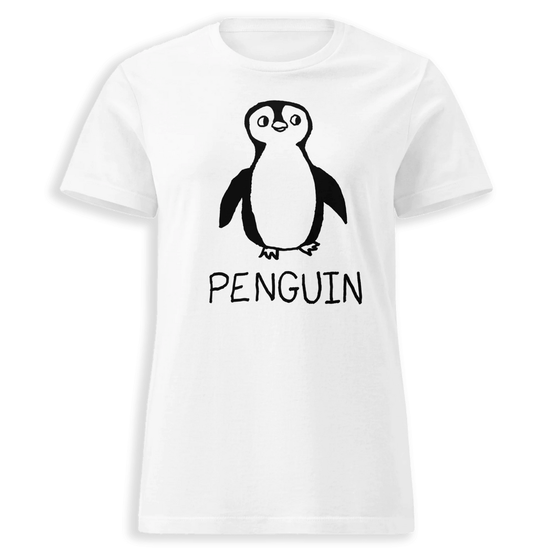 Penguin - Women's Fitted Tee - LoFi Animal Shirts