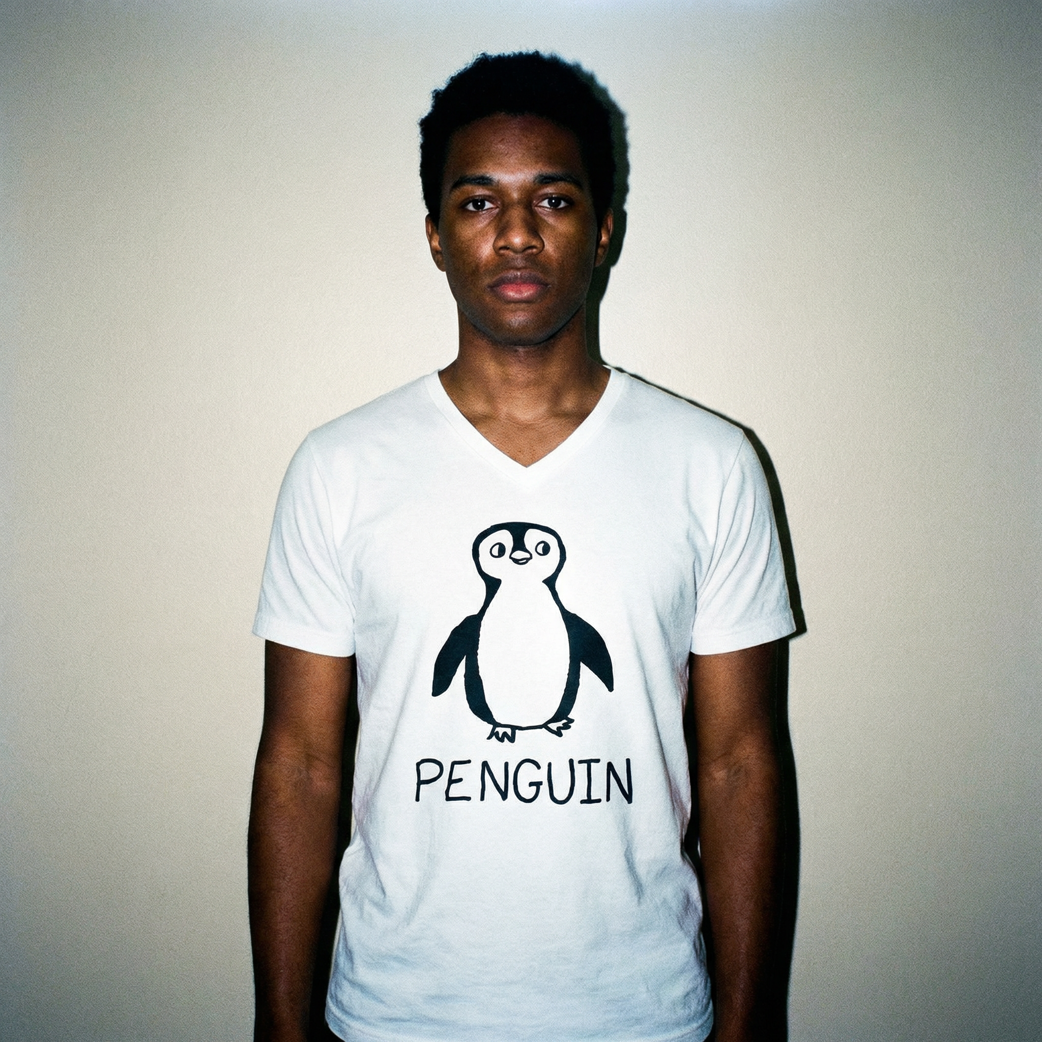 Penguin - Unisex V-neck Tee