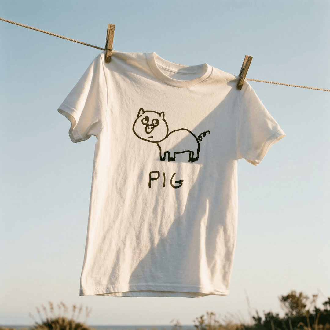 Pig - Classic Tee - LoFi Animal Shirts