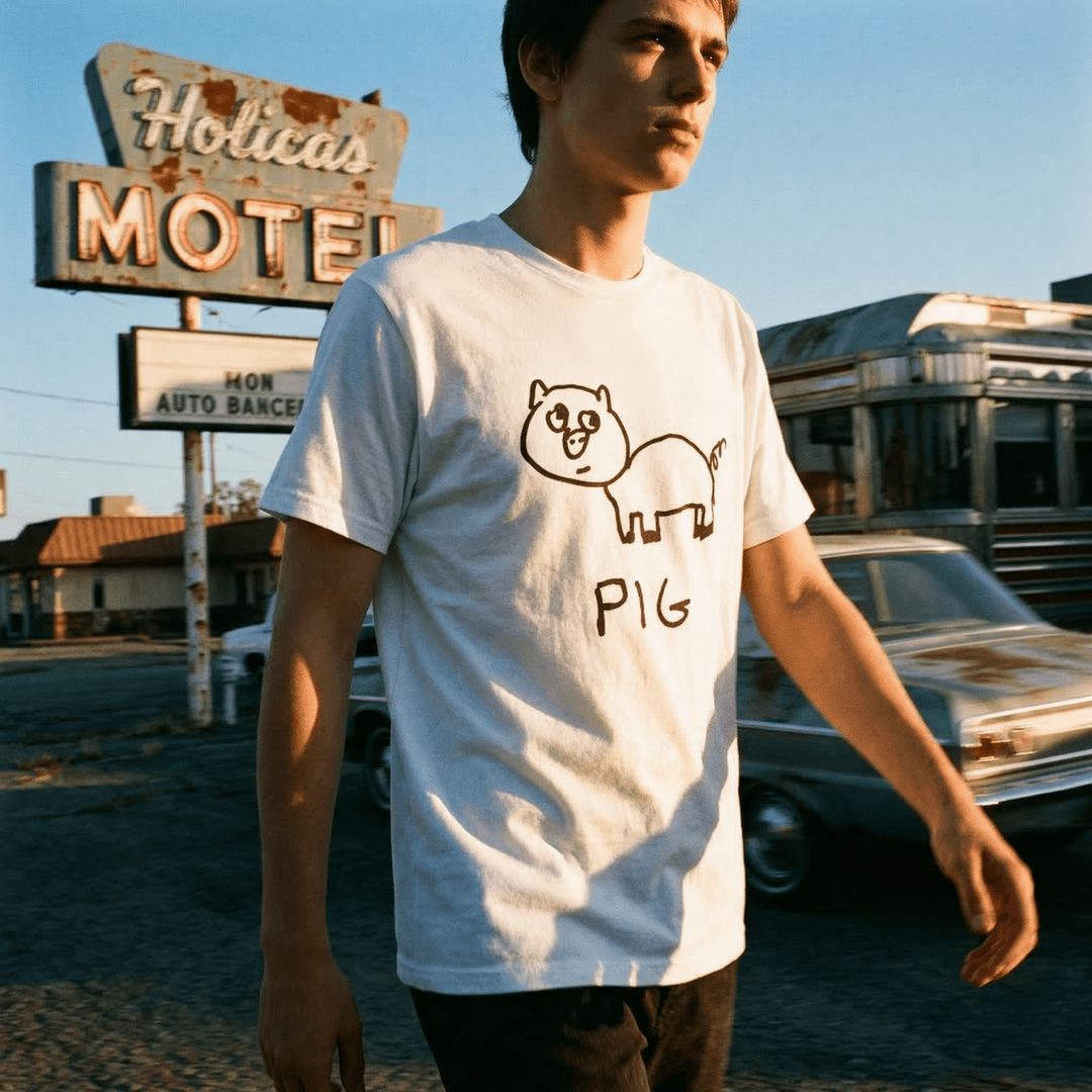 Pig - Classic Tee - LoFi Animal Shirts