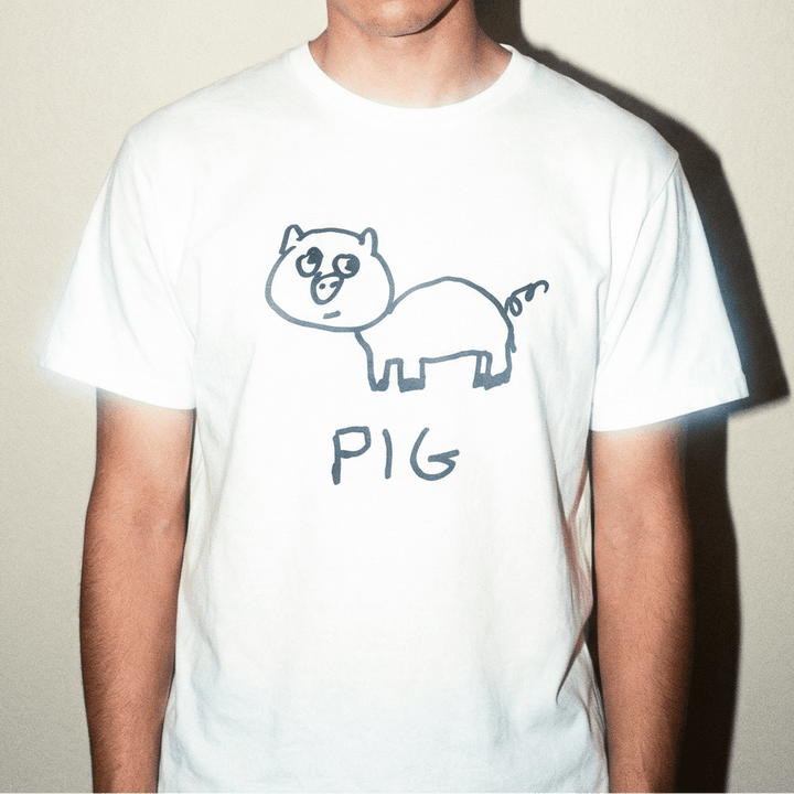 Pig - Classic Tee - LoFi Animal Shirts