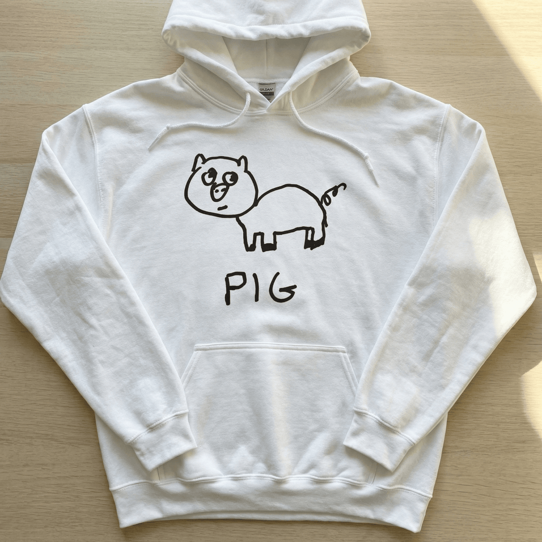 Pig - Hoodie - LoFi Animal Shirts