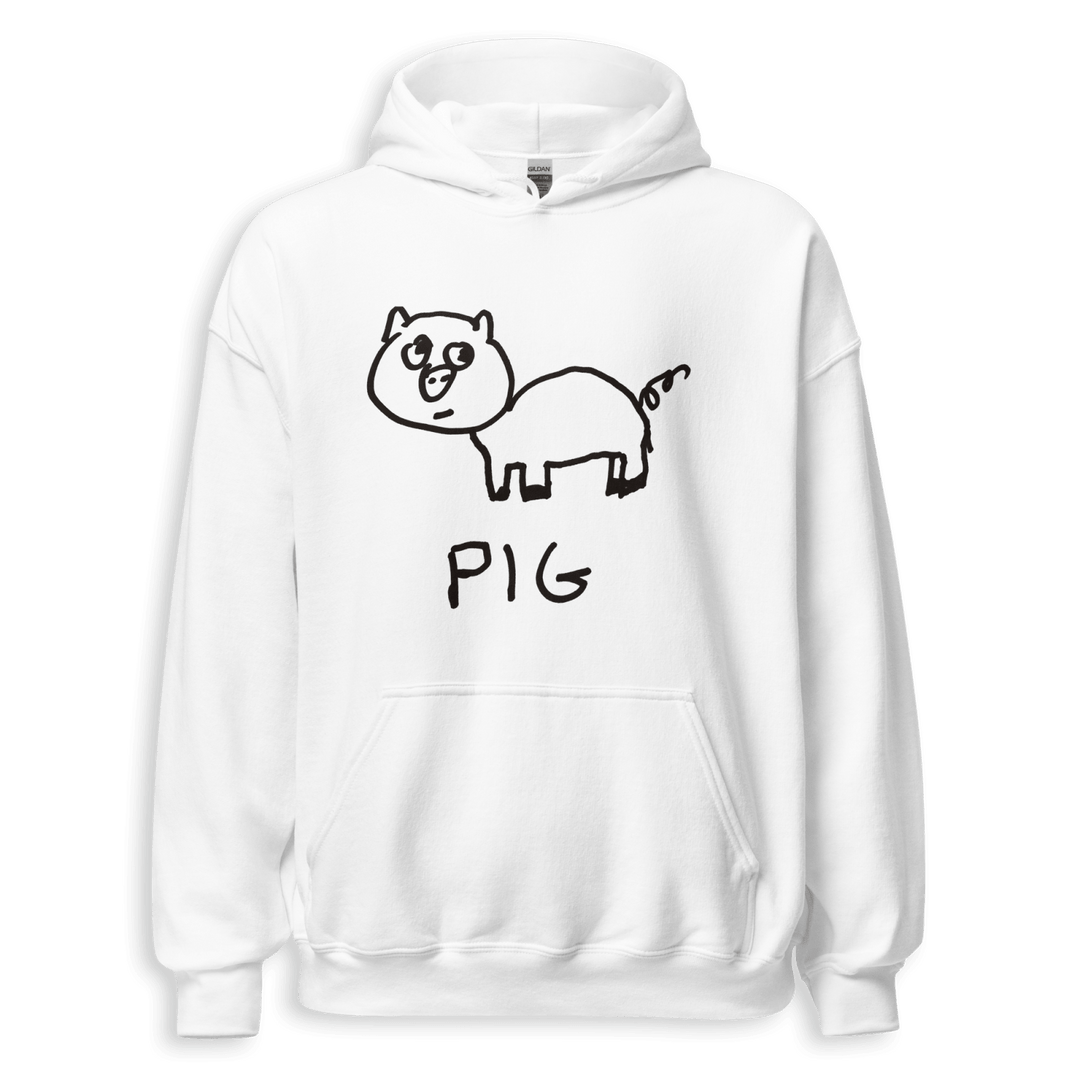 Pig - Hoodie - LoFi Animal Shirts