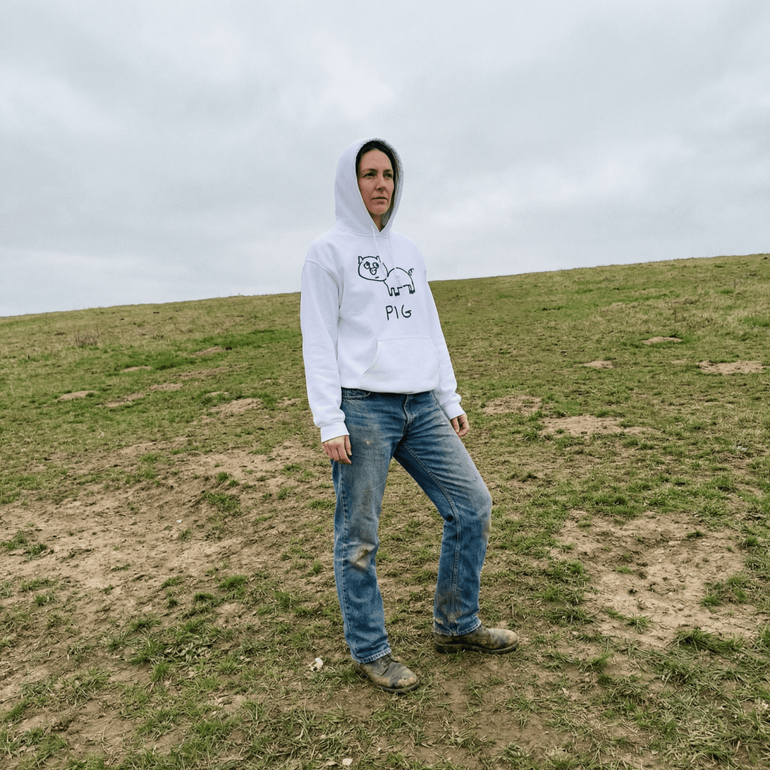 Pig - Hoodie - LoFi Animal Shirts