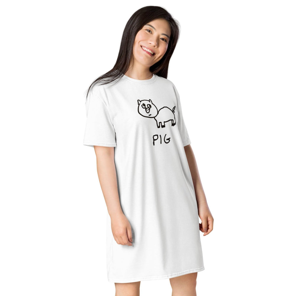 Pig - T-Shirt/Dress - LoFi Animal Shirts